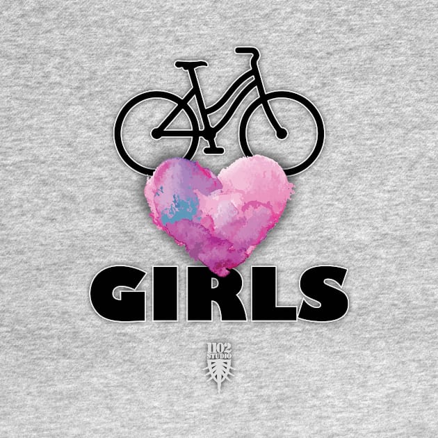Bikes Love Girls by at1102Studio